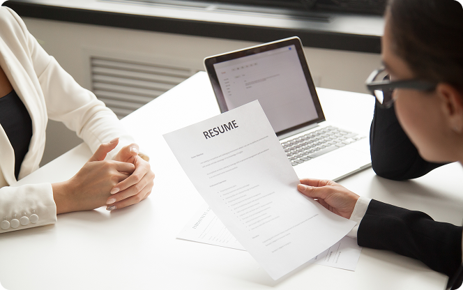 CV writing and career coaching discussion with resume